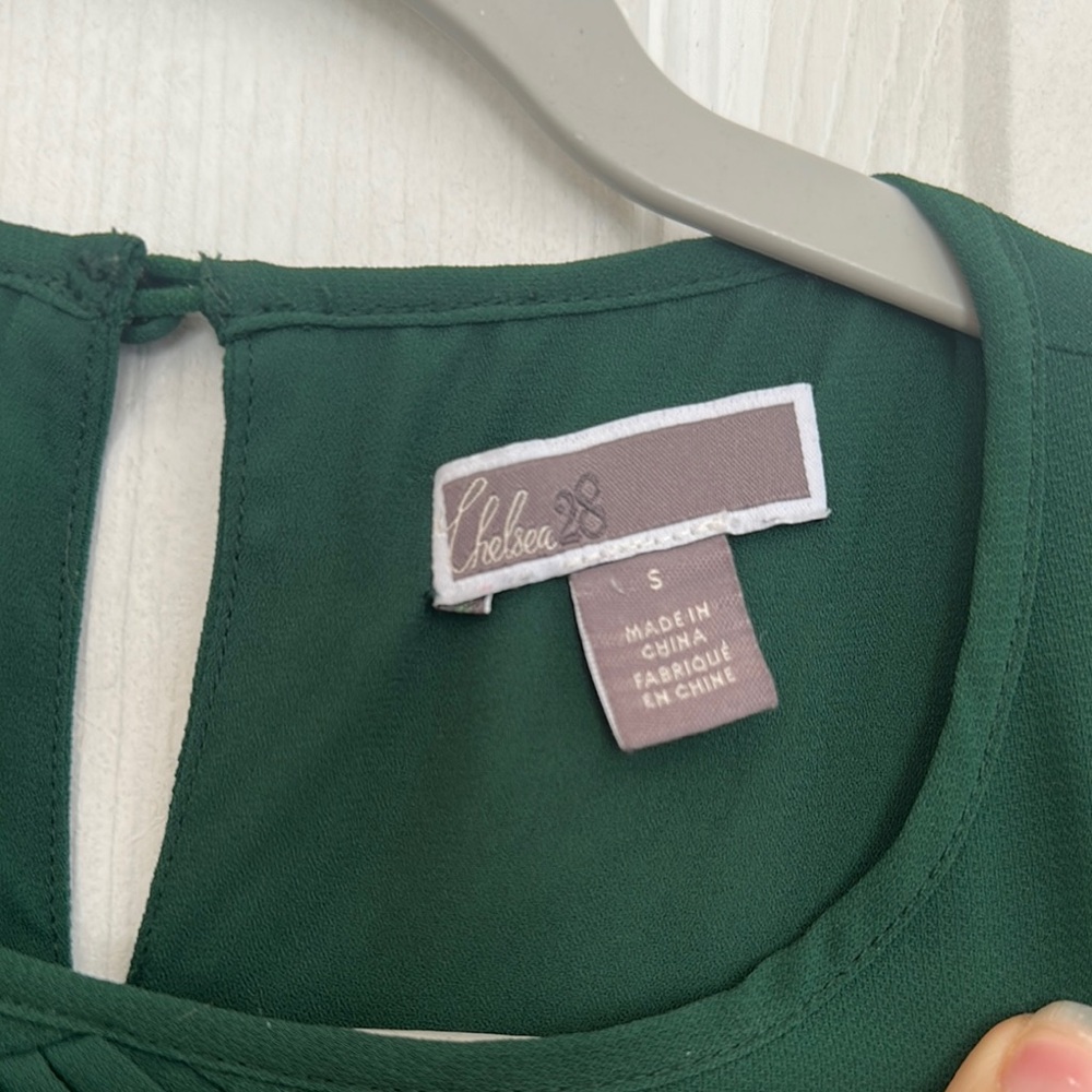 Green Ruffle Dress - Picture 2 of 10
